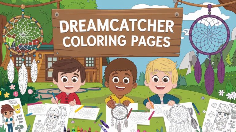 Dreamcatcher Coloring Pages