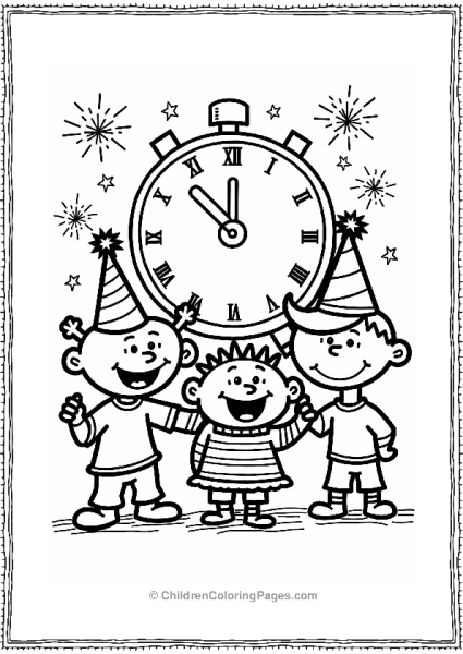 Ed Edd N Eddy New Year’s Celebration Free PDF Printable