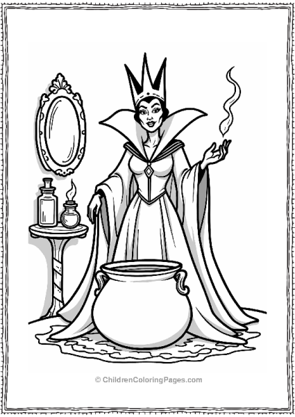 Evil Queen In Her Secret Chamber Free PDF Printable