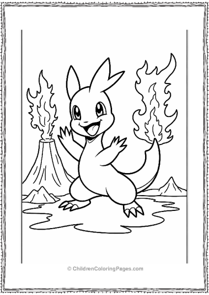 Fire Pokémon In Action Free PDF Printable