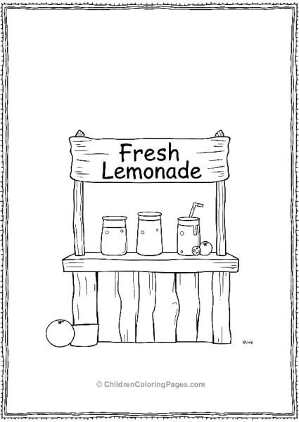 Fresh Lemonade Stall Free PDF Printable