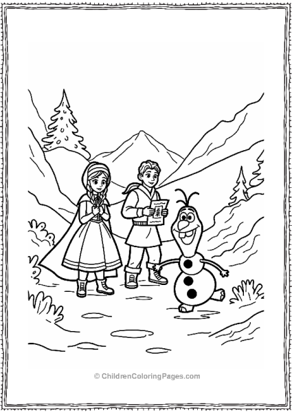 Frozen Frozen Adventure With Olaf Free PDF Printable