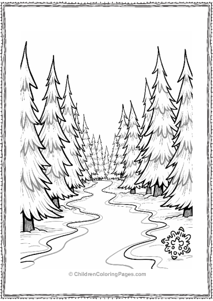 Frozen Frozen Forest Adventure Coloring Page Free PDF Printable