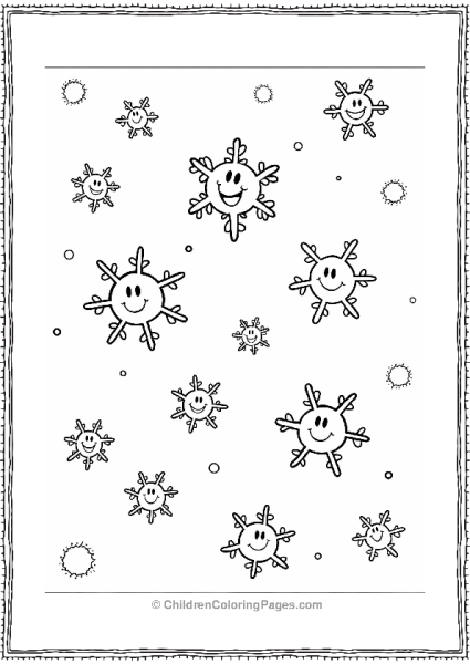 Frozen Playful Snowflakes From Frozen Free PDF Printable