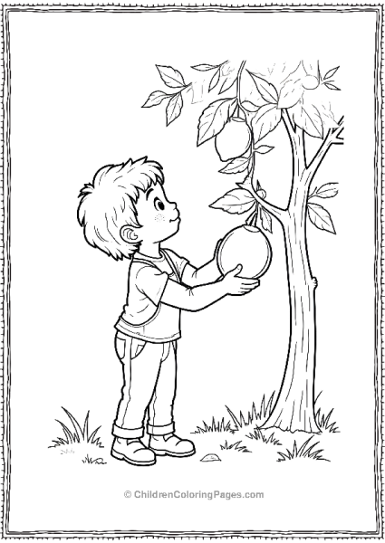 Gardner Picking Up Lemons Free PDF Printable