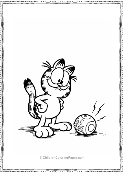 Garfield And The Squeaky Toy Free PDF Printable