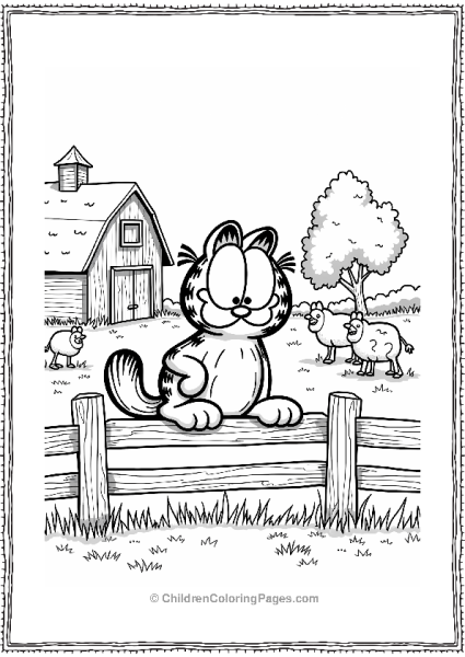 Garfield On The Farm Free PDF Printable