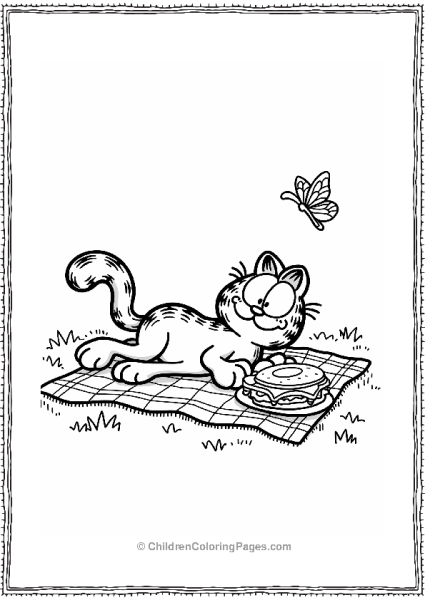 Garfield S Day At The Park Free PDF Printable