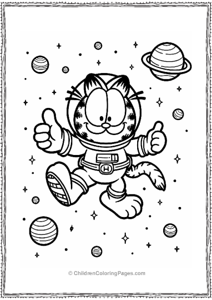 Garfield S Sci Fi Adventure In Space Free PDF Printable