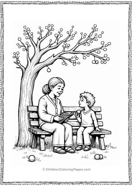 Grandparents Sharing Cherry Stories Free PDF Printable