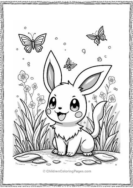 Grass Pokémon In A Forest Free PDF Printable