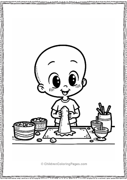 Gumball Sculpting A Clay Figure Free PDF Printable