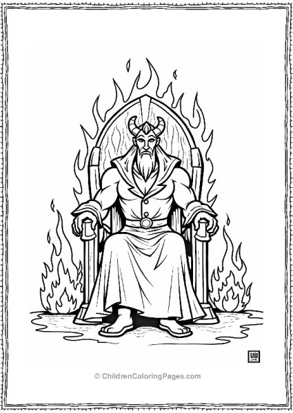 Hades Fiery Throne Room Free PDF Printable