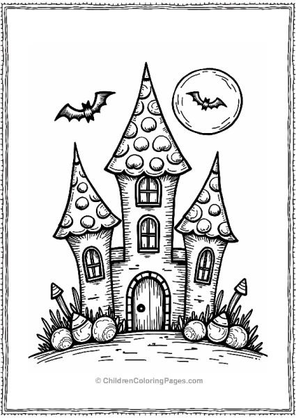 Halloween Candy Corn Castle Free PDF Printable