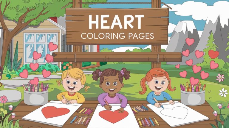 Heart Coloring Pages