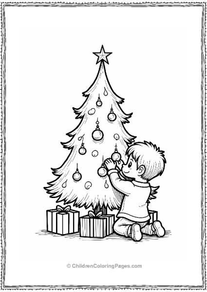 Home Alone Christmas Tree Decorating Free PDF Printable