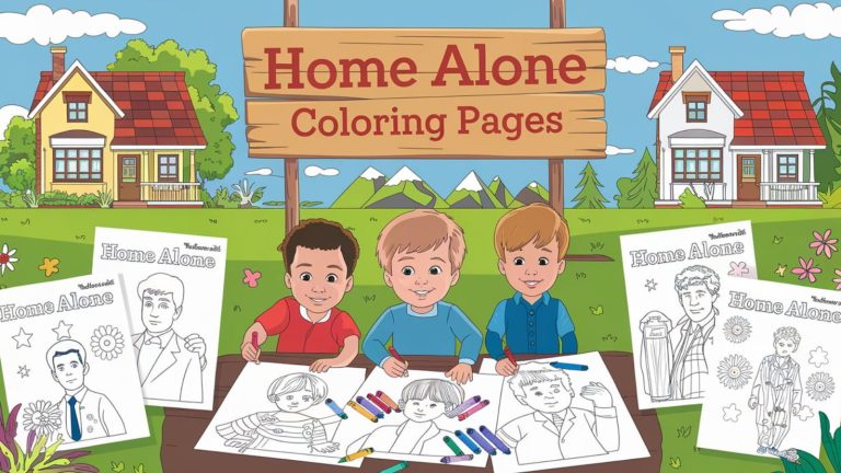 Home Alone Coloring Pages