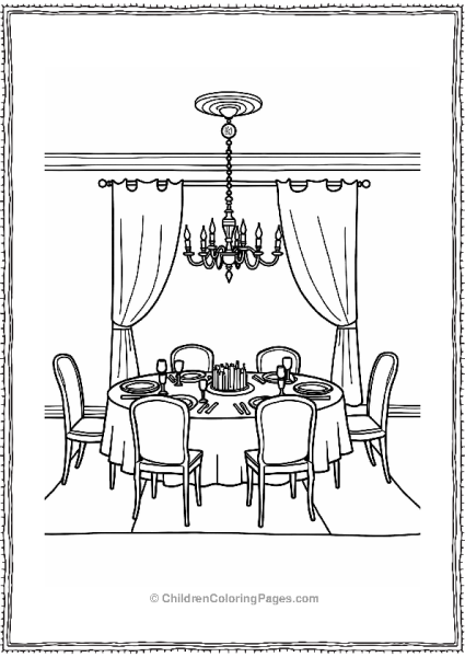 Home Alone Dining Room Scene Free PDF Printable