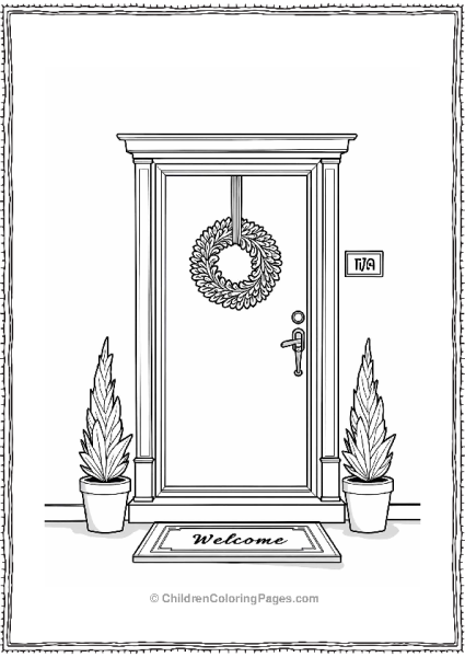 Home Alone Front Door Scene Free PDF Printable