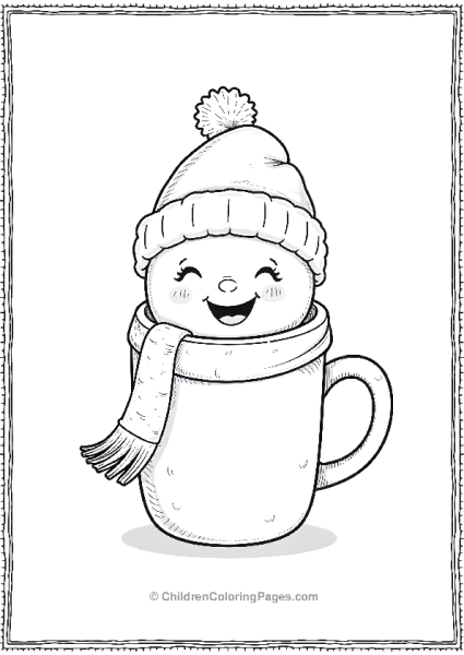 Hot Chocolate Laughing Free PDF Printable