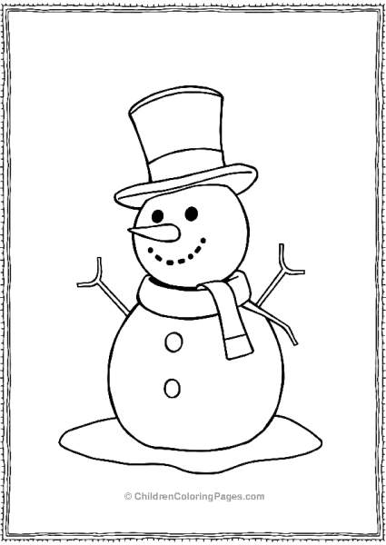 Ice Sculpture Of Snowman Free PDF Printable