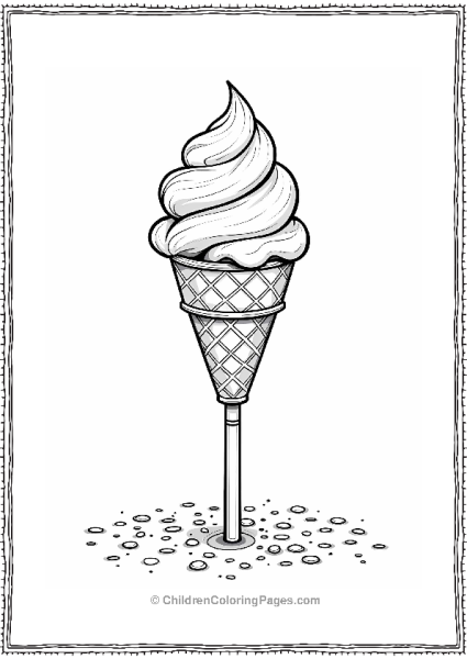 Italian Gelato Lollipop Design Free PDF Printable