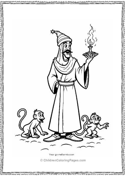 Jafar’s Sneaky Sorcery With Monkeys Free PDF Printable