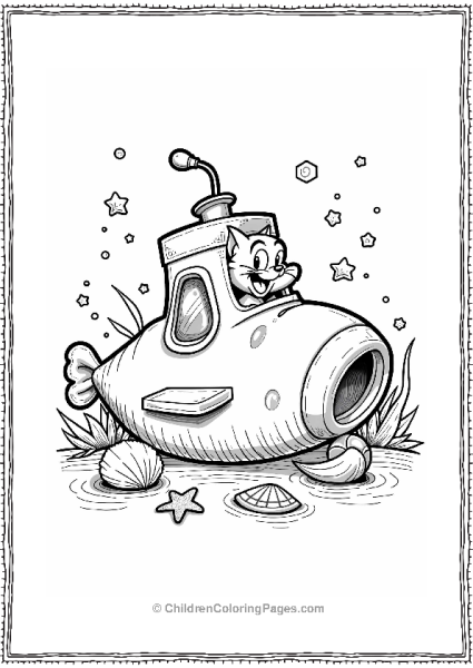 Tom In A Tiny Submarine Free PDF Printable