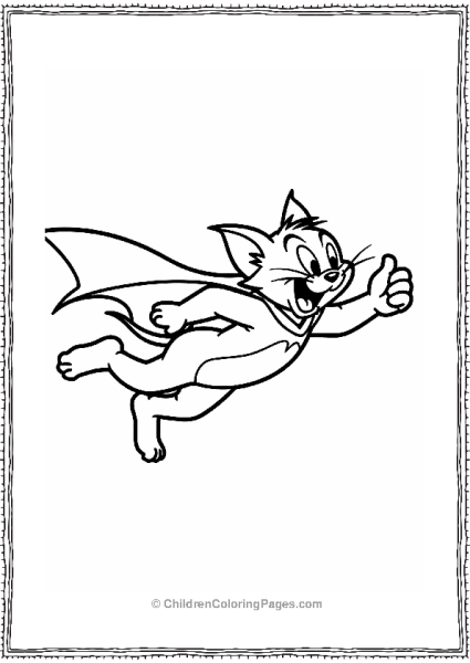 Jerry The Superhero In Action Free PDF Printable