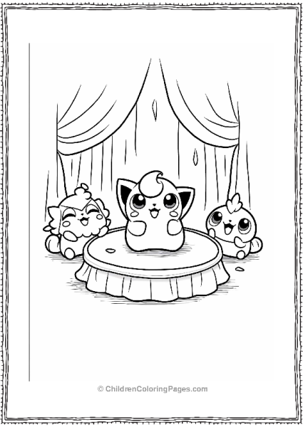 Jigglypuff’s Concert With Baby Pokemon 1 Free PDF Printable