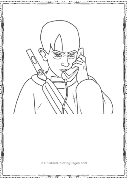 Kevin On The Phone Free PDF Printable