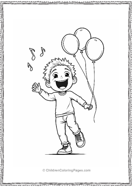 Cartoon Kevin’s Dance Party At Home Free PDF Printable