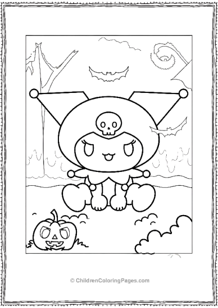 Kuromi Celebrates Halloween Free PDF Printable