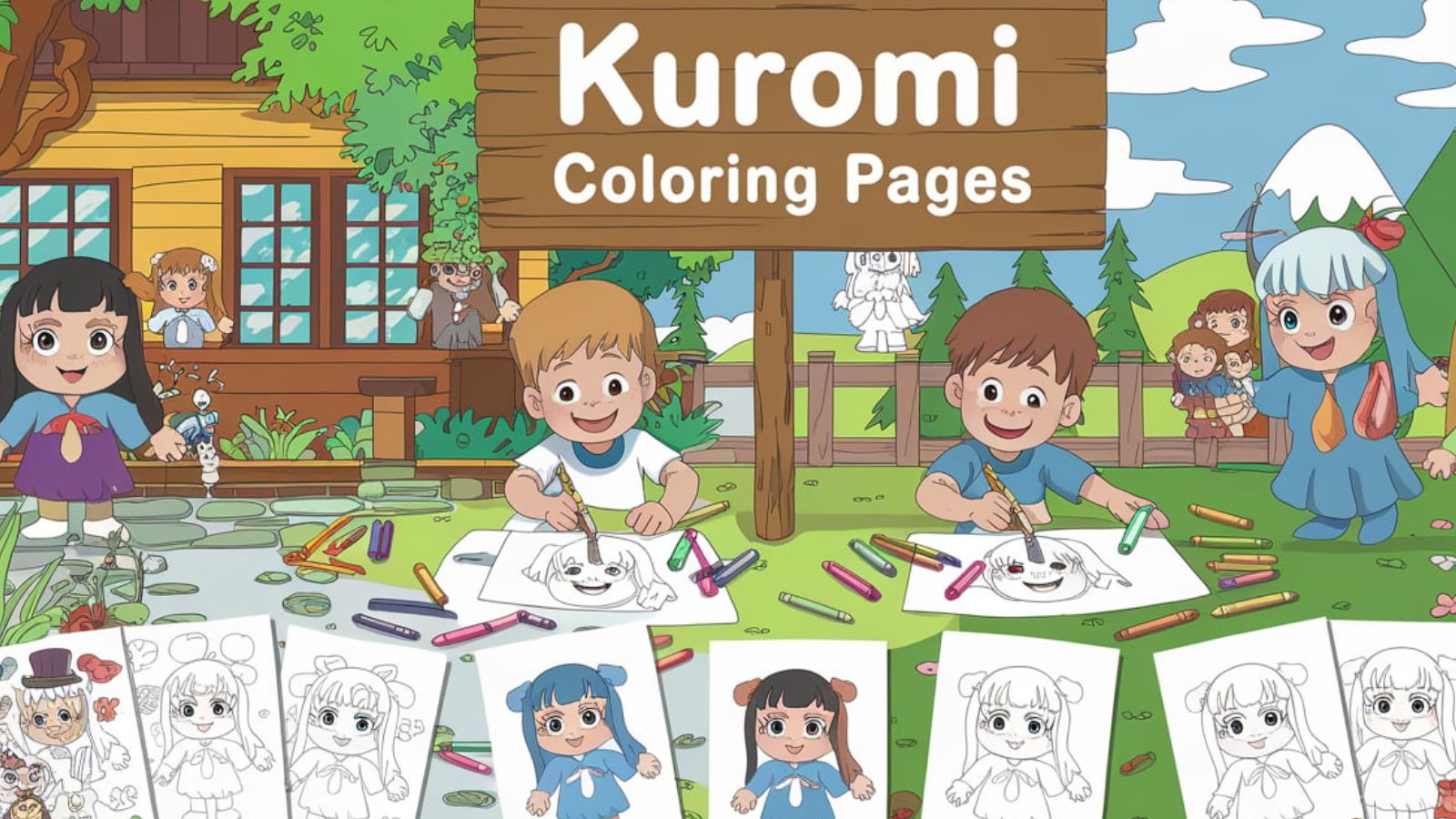 Kuromi Coloring Pages – Download Free PDFs🃏🎨