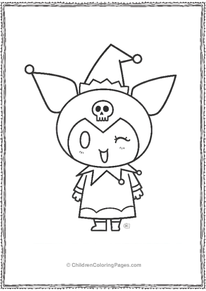 Kuromi The Mischievous Jester Free PDF Printable