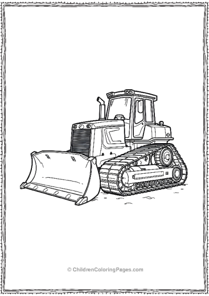 Laser Guided High Tech Bulldozer Free PDF Printable