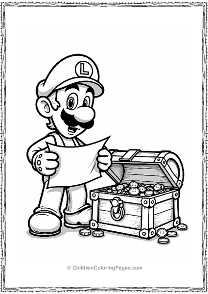 Luigi’s Treasure Hunt Adventure Free PDF Printable