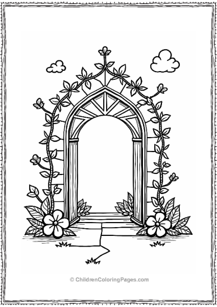 Magic Garden Gate To Princess Peach’s Garden Free PDF Printable