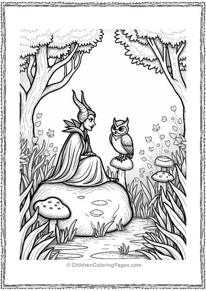 Maleficent And The Enchanted Owl Free PDF Printable