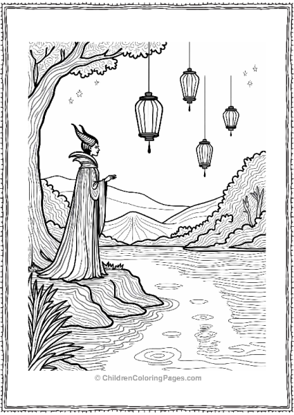 Maleficent And The Floating Lanterns Free PDF Printable