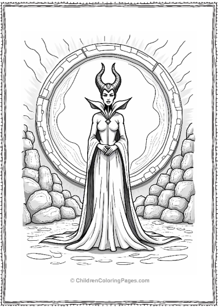 Maleficent By A Magical Portal Free PDF Printable