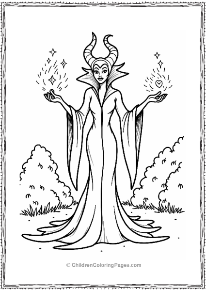 Maleficent Casting Spells Free PDF Printable