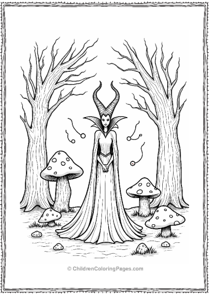 Maleficent In An Enchanted Forest Free PDF Printable