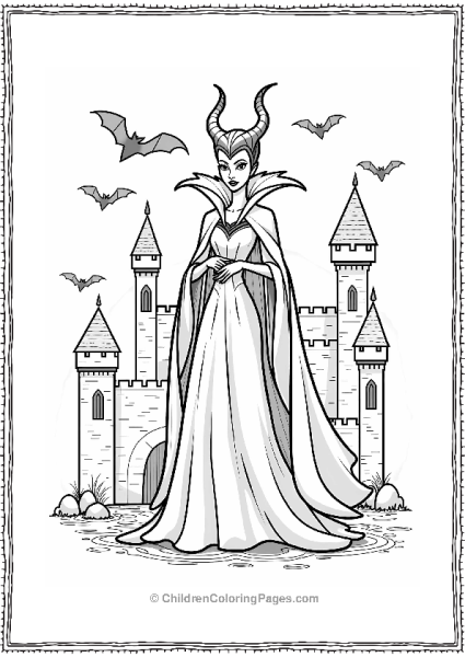 Maleficent In Her Castle Free PDF Printable