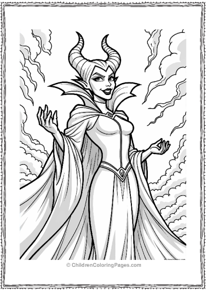 Maleficent Summoning Lightning Free PDF Printable