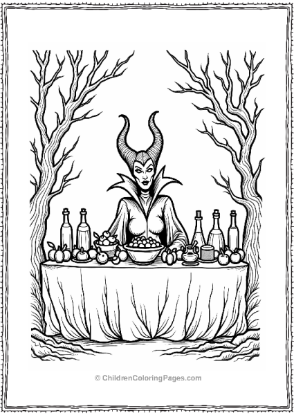 Maleficent’s Sinister Banquet Free PDF Printable