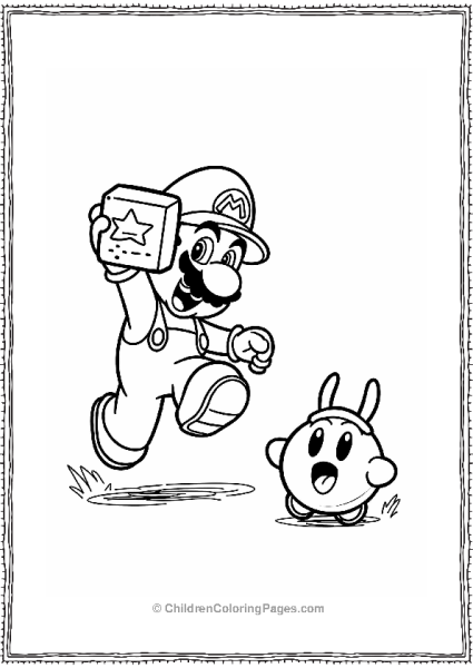 Mario And The Power Up Block Free PDF Printable