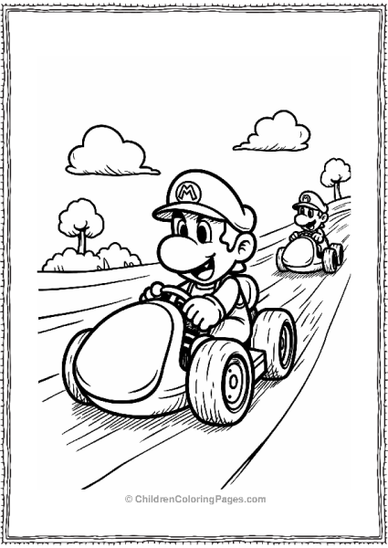 Mario And Yoshi’s Speedy Dash Free PDF Printable