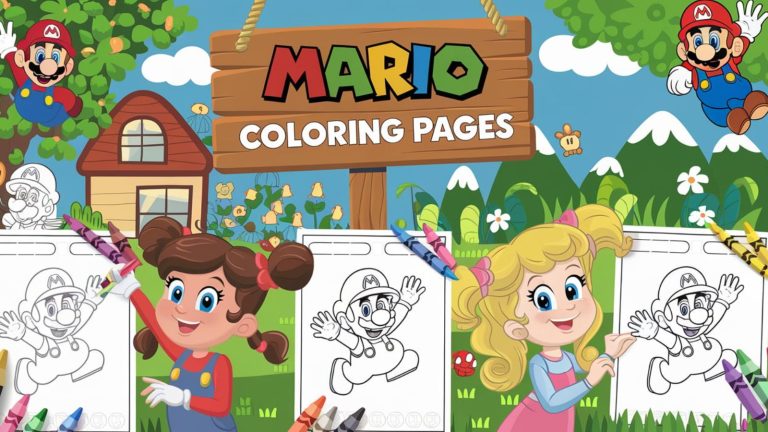 Mario Coloring Pages