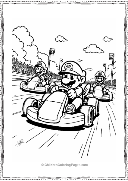 Mario Final Lap Showdown Free PDF Printable